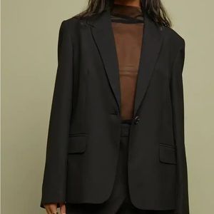 Oak + Fort black blazer